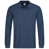 Men's Polo Long Sleeve - Navy