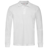 Men's Polo Long Sleeve - White