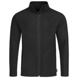 Men's Active Fleece Jacket - Black Opal