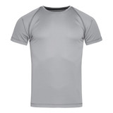 Men's Active Team Raglan - Silver Grey