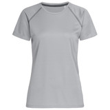 Women's Active Team Raglan - Silver Grey