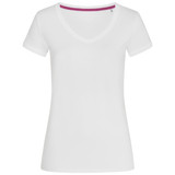 Women's Megan V-neck - White