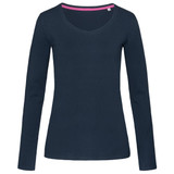 Women's Claire V-neck Long Sleeve - Marina Blue