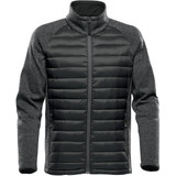 Men's Narvik Hybrid Jacket - Black,Dolphin Heather
