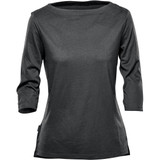 Women's Torcello 3/4 Tee - Black