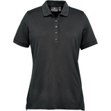 Women's Nantucket Stretch Pique Polo - Black