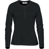 Women's Torcello L/S Henley - Black