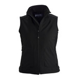Morgan Women's Softshell Vest - Black