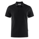 Neptune Modern Men's Cotton Polo - Black