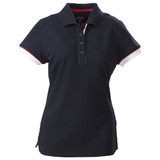 Antreville Women's Cotton Polo - Navy