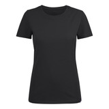 American U Women's Crew Neck Tee - Black