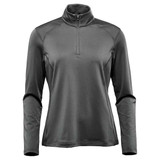 Women's Augusta 1/4 Zip Long Sleeve - Graphite