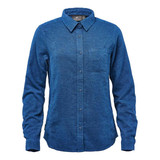 Women's Dockyard Long Sleeve Twill Shirt - Indigo