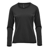 Women's Equinox Long Sleeve Tee - Black