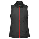 Women's Pacifica Vest - Black,Bright Red