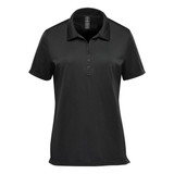 Women's Treeline Performance Short Sleeve Polo - Black