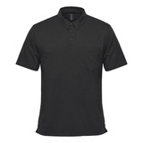 Men's Dockyard Performance Short Sleeve Polo - Black