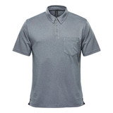 Men's Dockyard Performance Short Sleeve Polo - Dolphin Heather