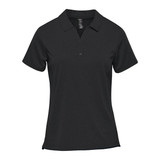 Women's Dockyard Performance Short Sleeve Polo - Black