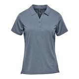 Women's Dockyard Performance Short Sleeve Polo - Navy Heather