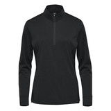Women's Dockyard 1/4 Zip Pullover - Black