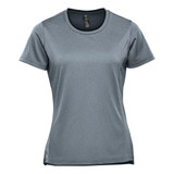 Women's Dockyard Performance Short Sleeve Tee - Dolphin Heather