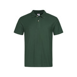 Men's Heavyweight Polo - Bottle Green
