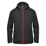 Men's Pacifica Wind Jacket - Black,Bright Red