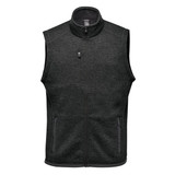 Men's Avalante Full Zip Fleece Vest - Black Heather