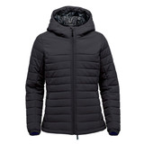 Women's Nautilus Quilted Hoody - Black