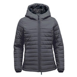 Women's Nautilus Quilted Hoody - Dolphin