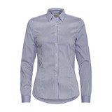 Yellow Bow 53 Women's Shirt - Navy Check