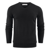 Ashland Men's V-Neck Sweater - Black