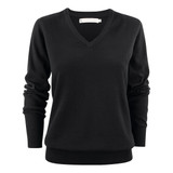 Ashland Women's V-Neck Sweater - Black