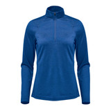 Women's Milano 1/4 Zip Pullover - Classic Blue Heather