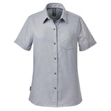 Women's Skeena S/S Shirt - Zinc,White