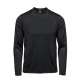 Men's Milano L/S Crew Neck - Black