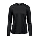 Women's Milano L/S Crew Neck - Black