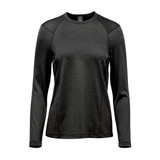 Women's Milano L/S Crew Neck - Charcoal Heather