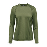 Women's Milano L/S Crew Neck - Sage Green Heather