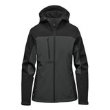 Women's Cascades Hooded Softshell - Dolphin,Black