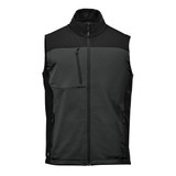 Men's Cascades Softshell Vest - Dolphin,Black