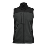 Women's Cascades Softshell Vest - Dolphin,Black