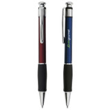 <p>The Catalina Pen offers a smooth click-action experience with black ink for effortless writing. Its soft grip ensures comfort, and the metal pocket clip makes it easy to carry wherever you go. Reliable and ready for anything, this pen has you covered.</p>
