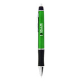 <p>With its smooth click-action mechanism and black ink, it’s ready to deliver crisp writing every time. The soft grip ensures comfort, while the sturdy metal pocket clip adds a practical touch for easy carrying. Perfect for everyday use, this pen makes an impression with its clean design and reliable performance.</p>
