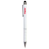 <p>The Malibu Stylus Pen is designed to do it all. With a twist-action mechanism, this aluminium pen has a clip for easy carry and a built-in stylus for seamless touchscreen use. Featuring a black German ink refill and a TC ball for a smooth writing experience, it’s the perfect tool for tackling both paper and digital tasks</p>
