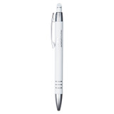 <p>Presented in a black velour sleeve, this push action pen blends modern design with everyday functionality. It features a stylus tip for touchscreen use and writes in smooth black ink. A polished piece that brings a fresh edge to your stationery lineup.</p>
