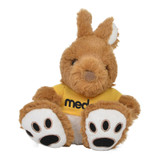<p>15cm of ridiculously soft fluff; meet Lucas the Kangaroo. Made from ultra-plush long-haired fabric, Lucas features embroidered feet, plastic details and more cuteness than your average desk mascot. Pick from eight shirt colours to suit your branding and hop into a promo that stands out.</p>
<p>Please note a standard digital transfer CMYK cannot be exactly PMS matched. To convert artwork colours from CMYK to PMS is $40.00 net per colour.</p>
<p>&nbsp;</p>
