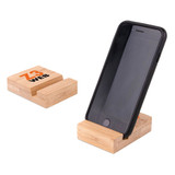 <p>The Bambu Phone Holder is a clean, considered piece for your workspace. Made from high-quality bamboo, it holds your device at the right angle, whether vertical or horizontal, so you can take calls, watch videos, or scroll hands-free. Its compact design keeps things tidy, while the natural bamboo finish adds warmth to your desk. With space to charge while in use, it’s a smart choice with a lighter environmental footprint.</p>
<p>Please note: If this product is engraved the colour and texture will vary from piece to piece due to the nature of the material.</p>
<p>We can laser engrave however please note no two products will have the same outcome. We encourage Food Grade Ink, which is FDA-approved.</p>
