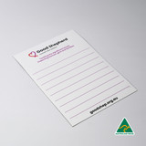 <p>What a great way to leave messages in the home or office. Combine this with a magnetic whiteboard marker/poly bagged to complete this great product.</p>
<p><strong>Please note you cannot print on the back. The imagery is to show two options of print on the front of the whiteboard.</strong><br />
Poly bagging add $0.25(G) per unit.<br />
Add a marker and clip to complete this great product for $0.45 (G) Product code: WBM. Please note that the marker price does not include printing, please see WBM for the pricing.<br />
Variable-data printing (VDP)<br />
(Also known as variable-information printing (VIP) or VI) is a form of digital printing, including on-demand printing, in which elements such as text, graphics and images may be changed from one printed piece to the next, without stopping or slowing down the printing process and using information from a database or external file.<br />
For example, a set of labels, each with the same basic layout, can be printed with a different name on each label. Variable data printing is mainly used for direct marketing, customer relationship management, advertising, invoicing and applying addressing on selfmailers, brochures or postcard campaigns.</p>
